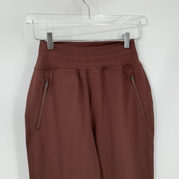 Spiritual Gangster warm core jogger pants chocolate brown active yoga new Small - Picture 3 of 6